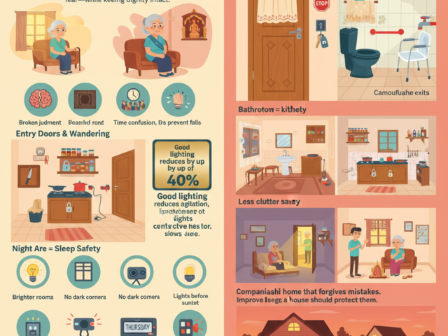 How to Create a Safe Home Environment for Seniors with Dementia